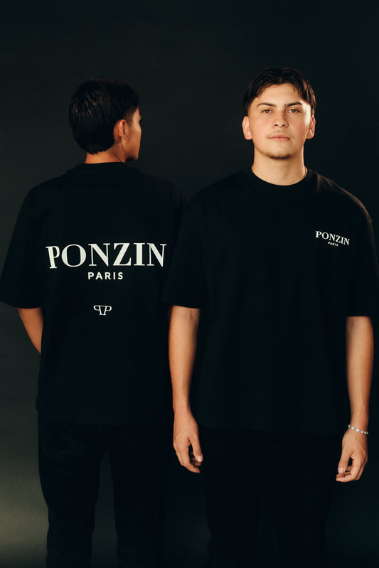 TOTAL BLACK oversized shirt