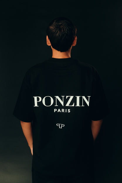 TOTAL BLACK oversized shirt